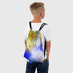 Рюкзак-мешок Colorful squares, цвет: 3D-принт — фото 2