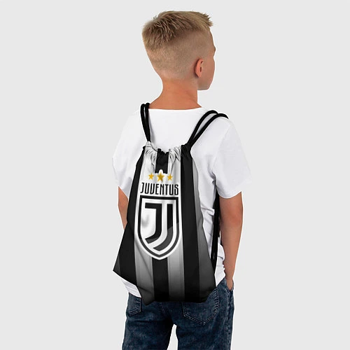 Мешок для обуви Juventus FC: New logo / 3D-принт – фото 4