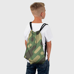 Рюкзак-мешок Камуфляж: паттерн/хаки, цвет: 3D-принт — фото 2
