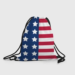 Рюкзак-мешок USA Flag, цвет: 3D-принт