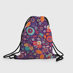 Рюкзак-мешок Цветочный взрыв, цвет: 3D-принт