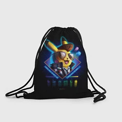 Рюкзак-мешок Retro Pikachu, цвет: 3D-принт