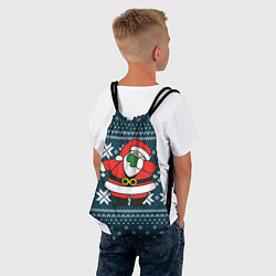 Рюкзак-мешок Дед Мороз DAB, цвет: 3D-принт — фото 2