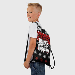 Рюкзак-мешок Праздничный Bring Me the Horizon, цвет: 3D-принт — фото 2
