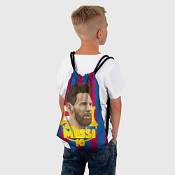 Рюкзак-мешок FCB Lionel Messi, цвет: 3D-принт — фото 2