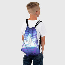Рюкзак-мешок Digital Glitch, цвет: 3D-принт — фото 2