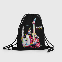 Рюкзак-мешок Eddie Van Halen Art, цвет: 3D-принт