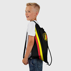 Рюкзак-мешок Сборная Бельгии, цвет: 3D-принт — фото 2