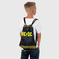 Рюкзак-мешок AC/DC: Danger Style, цвет: 3D-принт — фото 2