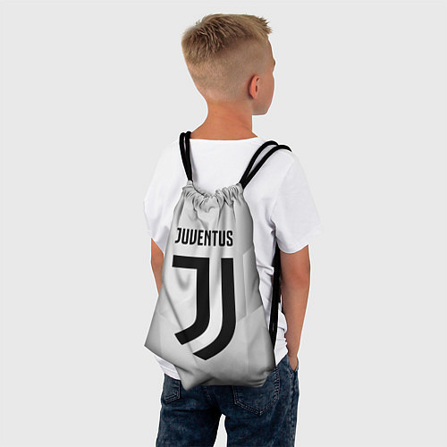 Мешок для обуви FC Juventus: Silver Original / 3D-принт – фото 4