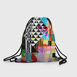 Рюкзак-мешок RGB Geometry, цвет: 3D-принт