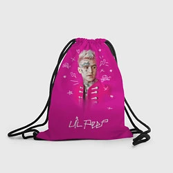 Рюкзак-мешок Lil Peep: Pink Light, цвет: 3D-принт