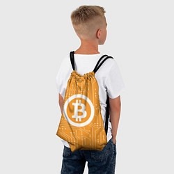 Рюкзак-мешок Bitcoin: Orange Network, цвет: 3D-принт — фото 2