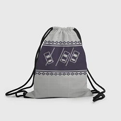 Рюкзак-мешок Форсаж: Зимний узор, цвет: 3D-принт