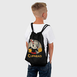 Рюкзак-мешок Cuphead: Mugman, цвет: 3D-принт — фото 2