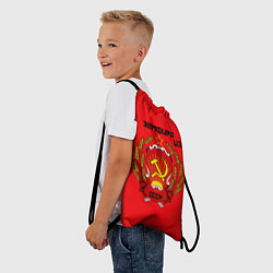 Рюкзак-мешок Земфира из СССР, цвет: 3D-принт — фото 2