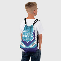 Рюкзак-мешок Никита сладкий, цвет: 3D-принт — фото 2