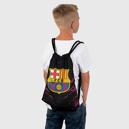 Мешок для обуви Barcelona FC: Sport Fashion / 3D-принт – фото 4