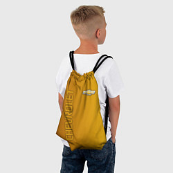 Рюкзак-мешок Chevrolet желтый градиент, цвет: 3D-принт — фото 2