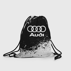 Рюкзак-мешок Audi: Black Spray, цвет: 3D-принт