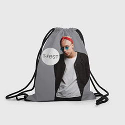 Рюкзак-мешок T-Fest: Grey Style, цвет: 3D-принт