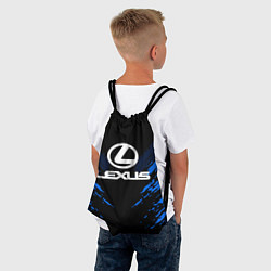 Рюкзак-мешок Lexus: Blue Anger, цвет: 3D-принт — фото 2