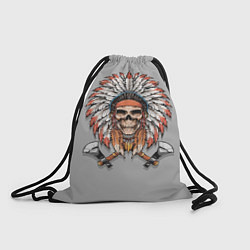 Рюкзак-мешок Indian Skull, цвет: 3D-принт