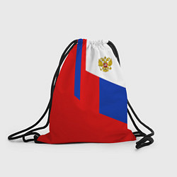 Рюкзак-мешок Russia: Geometry Tricolor, цвет: 3D-принт