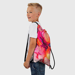 Рюкзак-мешок Весенние краски, цвет: 3D-принт — фото 2