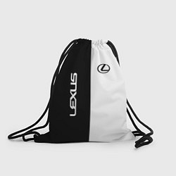 Рюкзак-мешок Lexus: Black & White, цвет: 3D-принт