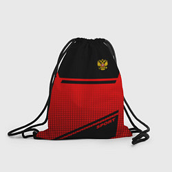 Рюкзак-мешок Russia: Red Sport, цвет: 3D-принт