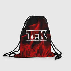 Рюкзак-мешок Thousand Foot Krutch: Red Flame, цвет: 3D-принт