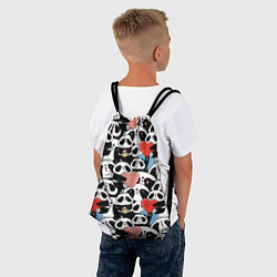 Рюкзак-мешок Funny Pandas, цвет: 3D-принт — фото 2