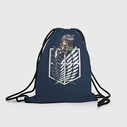 Рюкзак-мешок Микаса Аккерман чибик, цвет: 3D-принт