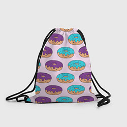 Рюкзак-мешок Любитель пончиков, цвет: 3D-принт