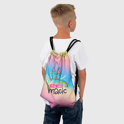 Мешок для обуви Create your own magic / 3D-принт – фото 4