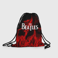 Рюкзак-мешок The Beatles: Red Flame, цвет: 3D-принт