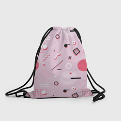 Рюкзак-мешок Минималистичная геометрия, цвет: 3D-принт
