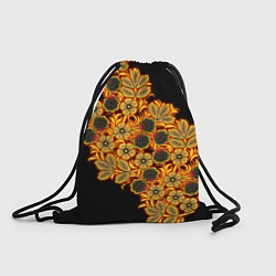 Рюкзак-мешок Славянская роспись, цвет: 3D-принт