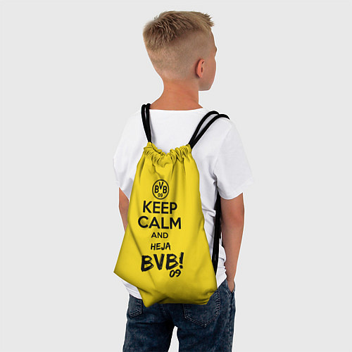 Мешок для обуви Keep Calm & Heja BVB / 3D-принт – фото 4