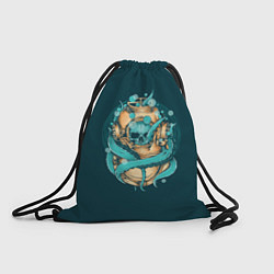 Рюкзак-мешок Морской осьминог, цвет: 3D-принт