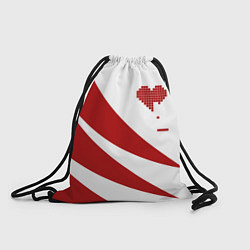 Рюкзак-мешок Игра в сердца, цвет: 3D-принт