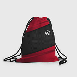 Рюкзак-мешок Volkswagen: Red Sport, цвет: 3D-принт
