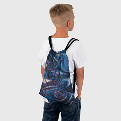 Рюкзак-мешок Абстрактная жидкость, цвет: 3D-принт — фото 2