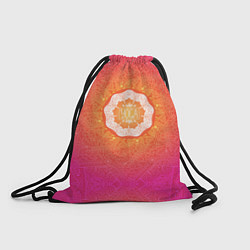Рюкзак-мешок Солнечная мандала, цвет: 3D-принт