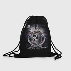Рюкзак-мешок Череп пирата, цвет: 3D-принт