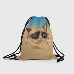 Рюкзак-мешок Grumpy cat, цвет: 3D-принт