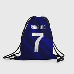 Рюкзак-мешок Ronaldo 7: Blue Sport, цвет: 3D-принт