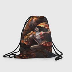 Рюкзак-мешок Кратос в ярости, цвет: 3D-принт