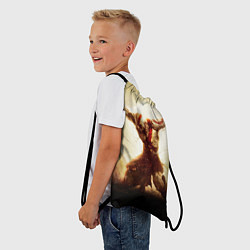 Рюкзак-мешок Воинственный Кратос, цвет: 3D-принт — фото 2